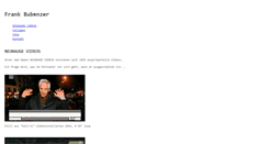 Desktop Screenshot of frankbubenzer.de