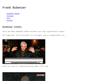 Tablet Screenshot of frankbubenzer.de